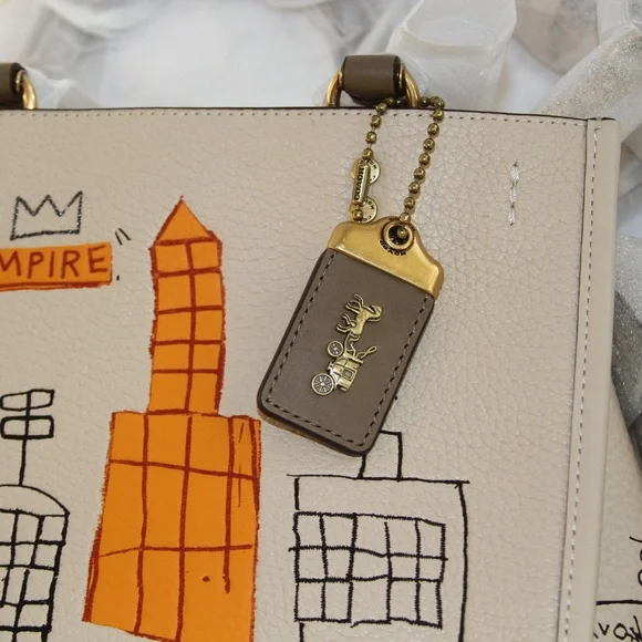 COACH Jean-Michel Basquiat Rogue 25 Satchel Shoulder Bag - Picture 4 of 12